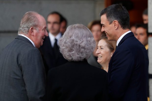 Pedro Sánchez Ana Pastor Don Juan Carlos Doña Sofía