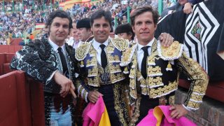 Francisco Rivera, junto a Morante de la Puebla y El Juli / Gtres.