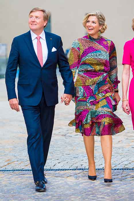 El rey Guillermo de Holanda y la reina Máxima de Holanda