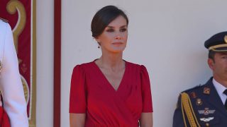 Letizia durante el día de las Fuerzas Armadas en Sevilla / GTRES