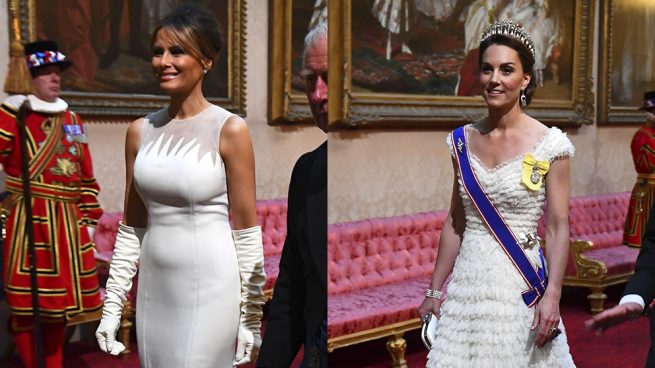 Duelo en blanco: Kate Middleton eclipsa a Melania Trump con su look con mensaje