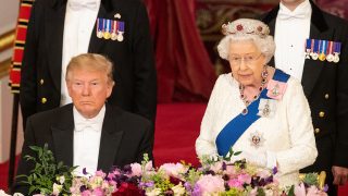 La reina Isabel y el presidente Trump / Gtres