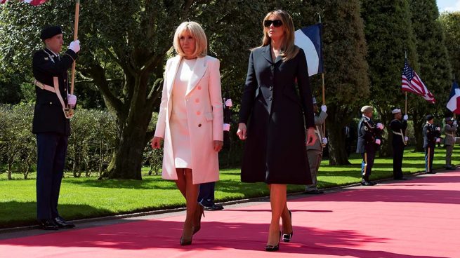 Melania Trump Brigitte Macron