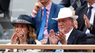 Don Juan Carlos, en la final de Roland Garros / Gtres.