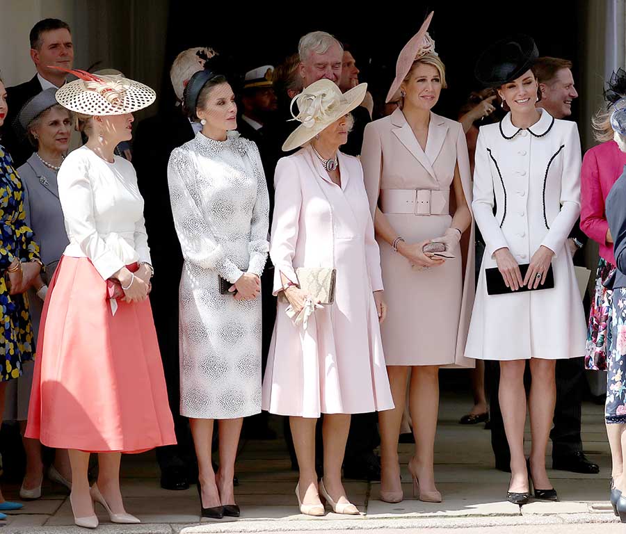 Kate Middleton junto a Máxima de Holanda, la Reina Letizia y Camila Parker / GTRES