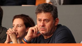 Miki Nadal junto a su exmujer, Carola Escamez, en una imagen de archivo / GTRES