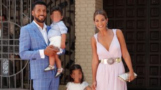 Tamara Gorro, Ezequiel Garay, y sus hijos / Gtres.