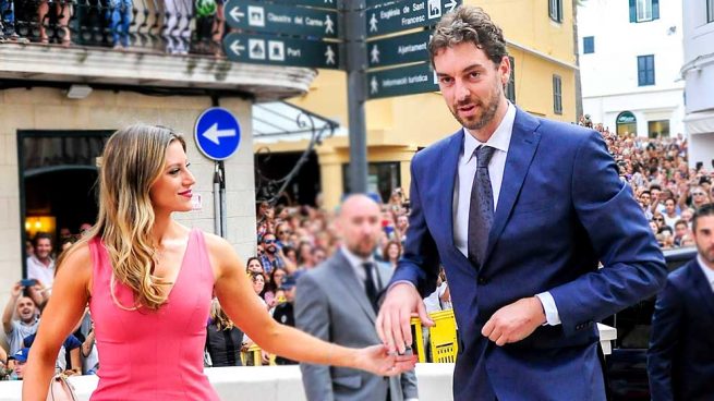 Pau Gasol y su mujer, Catherine McDonell /