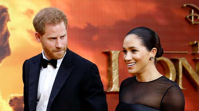 Meghan Markle y el Príncipe Harry en el estreno londinense de 'El rey león' / GTRES