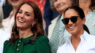 Meghan Markle y Kate Middleton durante la final femenina de Wimbledon / GTRES