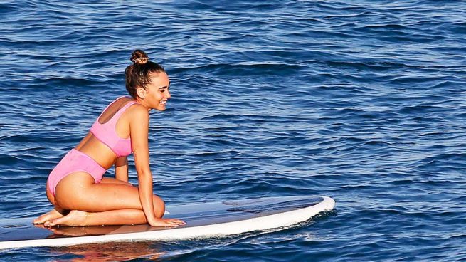 Aitana con bikini de Asos durante sus vacaciones en Ibiza