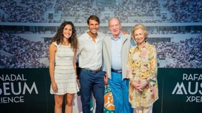 Rafa Nadal, orgulloso de la visita sorpresa de don Juan Carlos y doña Sofía