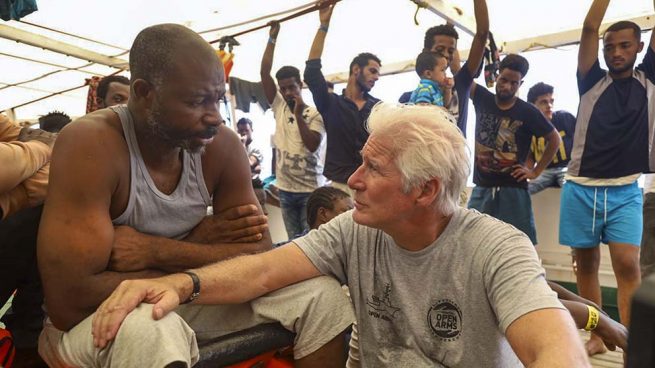 Richard Gere, en el Open Arms / Gtres.