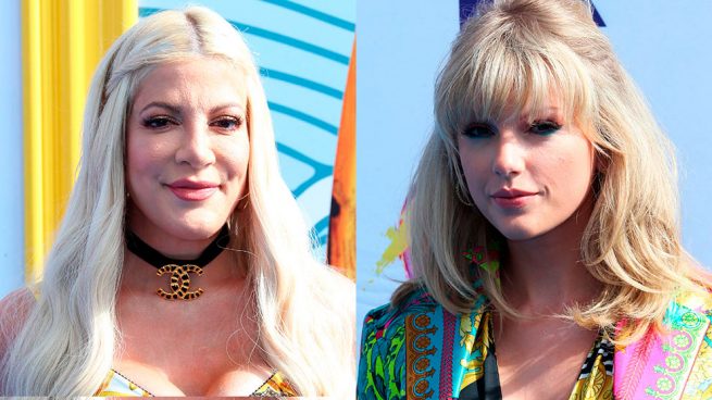 Tori Spelling y Taylor Swift