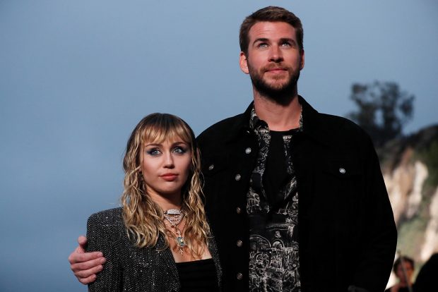 Liam Hemsworth y Miley Cyrus