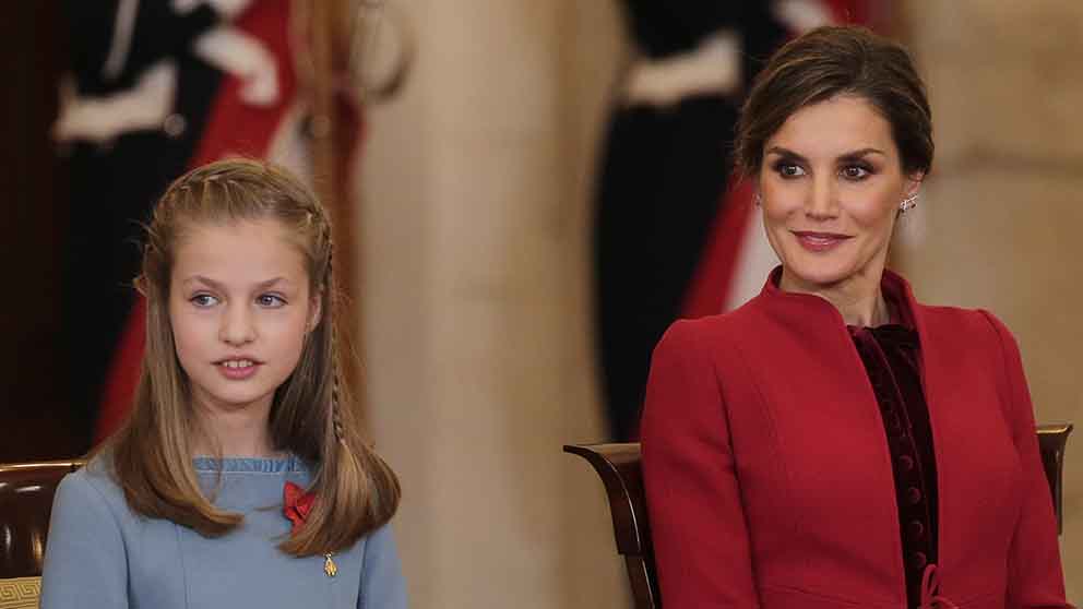 El curso 2019-2020 ya está señalado como el año en que el peso de la Corona superó a la voluntad de Letizia como madre / GTRES