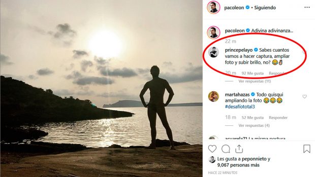 Paco León, desnudo en Instagram