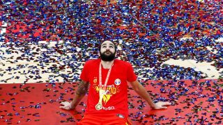 Ricky Rubio, tras proclamarse campeón del mundo / Gtres