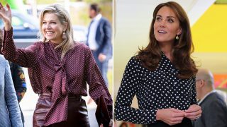 A la izquierda, Máxima de Holanda. A la derecha, Kate Middleton / Gtres