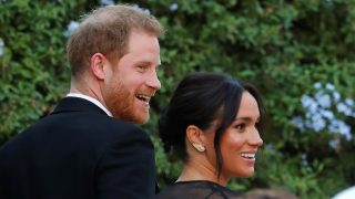 Meghan Markle y el príncipe Harry en la boda de Misha /Gtres