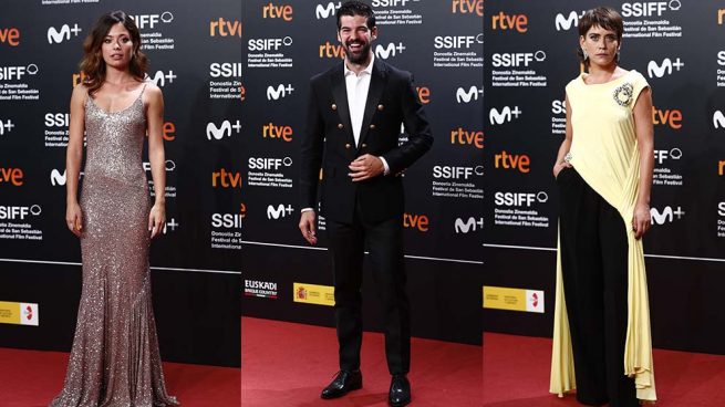 Paseo de estrellas en la clausura del Festival de cine de San Sebastián