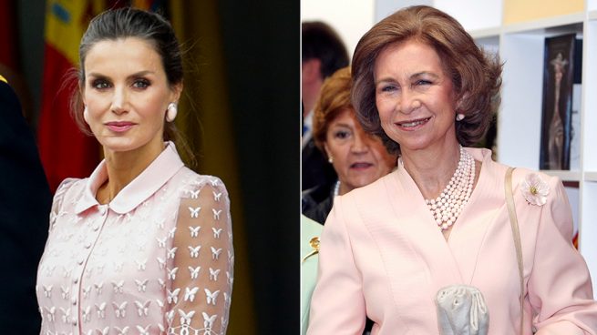 Letizia y doña Sofía