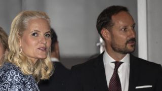 Haakon y Mette Marit durante el afterwork / Gtres