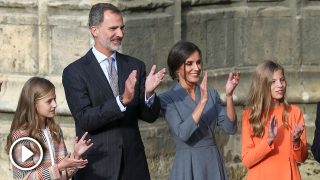 Los Reyes han cantado el himno de Asturias / Gtres