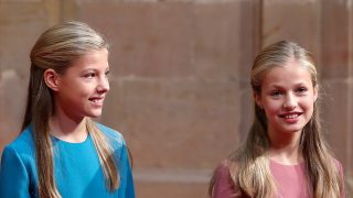 La infanta Sofía y la princesa Leonor / Gtres