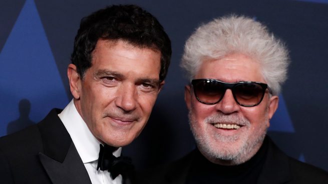 Antonio Banderas y Pedro Almodóvar