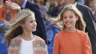 La princesa de Asturias y su hermana la infanta en una imagen reciente / Gtres