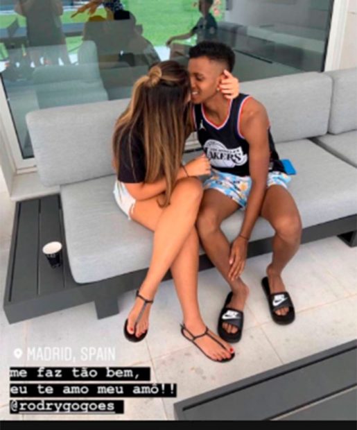 Luana Atik Lopes, novia de Rodrygo Goes