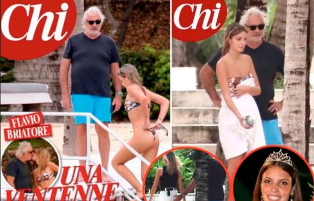 La nueva novia de Flavio Briatore tiene casi 50 años menos que él