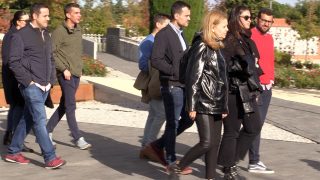 Emma Ozores en el último adiós a Nicolás Dueñas / Gtres