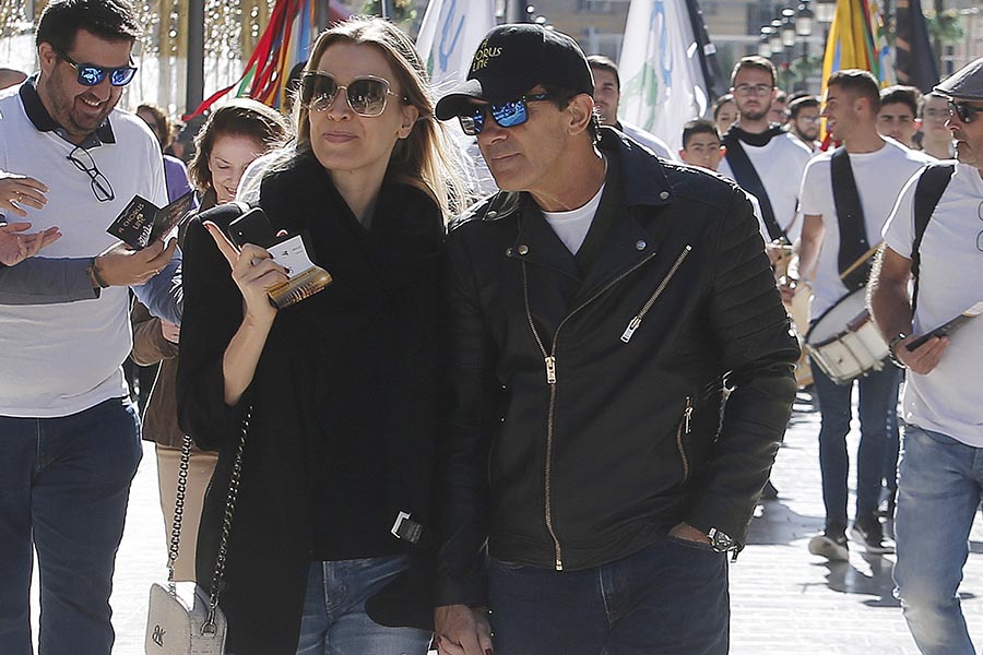 Antonio Banderas y Nicole Kimpel