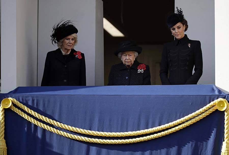 Camilla Parker, la Reina Isabel II y Kate Middleton / GTRES