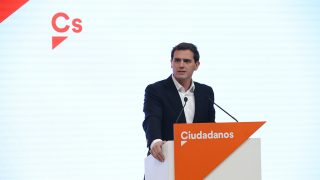 Albert Rivera anunciando que deja la política / Gtres