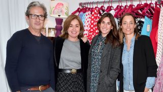 Miguel Palacio y Lourdes Montes en la tienda Miabril (Sevilla). / Gtres
