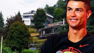 Cristiano Ronaldo y su casa de fondo / Fotomontaje LOOK