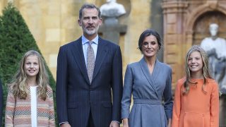 Los Reyes y sus hijas en Oviedo / Gtres