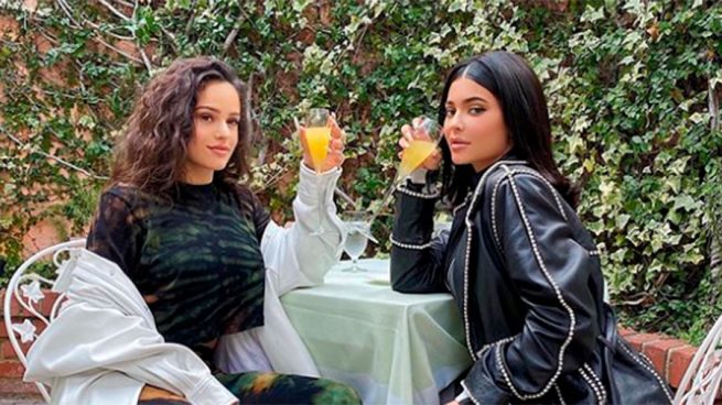 Rosalía y Kylie Jenner