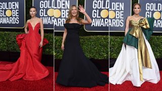 Scarlett Johansson, Jennifer Aniston y Jennifer López en los Globos de Oro / Gtres