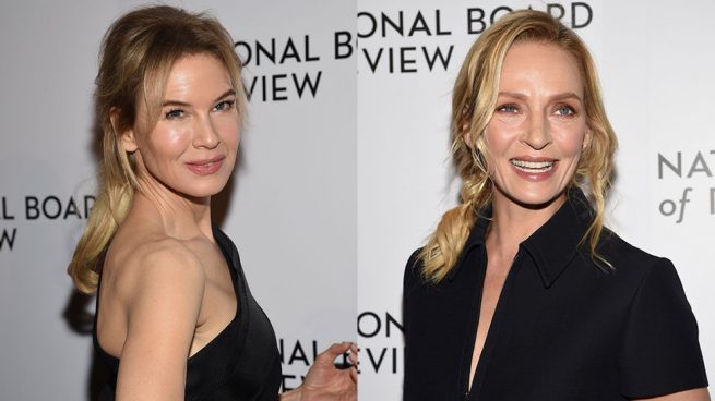 Renée Zellweger y Uma Thurman