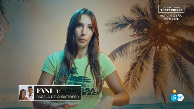 Fani, protagonista de la primera infidelidad en ‘La isla de las tentaciones’