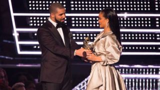 Rihanna y Drake, en una de sus pocas apariciones juntos / Gtres