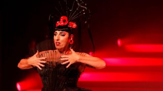 La actriz Rossy de Palma en el desfile de Jean Paul Gaultier. / Gtres