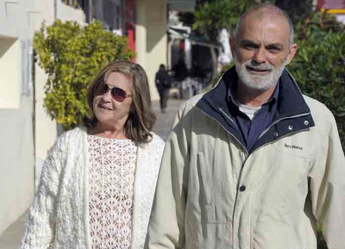 Pepa Flores y su pareja, Massimo Stecchini, en Málaga en una imagen de archivo / Gtres