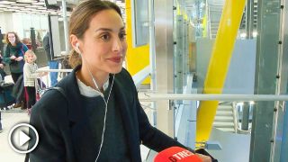 Tamara Falcó, en el aeropuerto