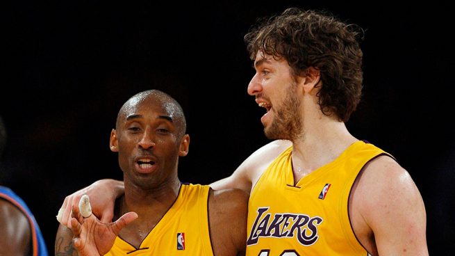 Kobe Bryant y Pau Gasol