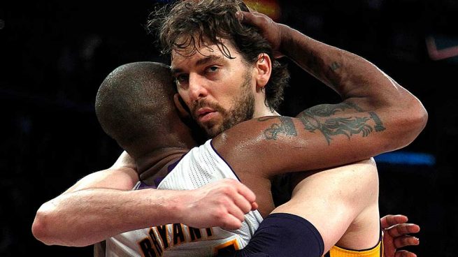 Kobe Bryant y Pau Gasol